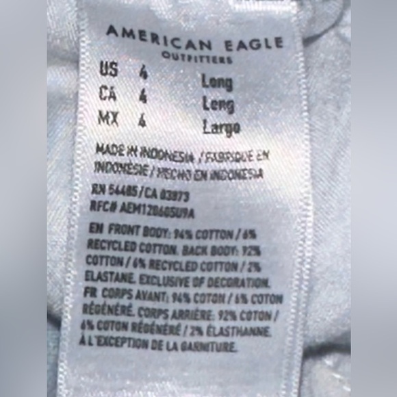 American Eagle Strigid Super High-Rise Baggy Straight Jeans - Picture 5 of 9
